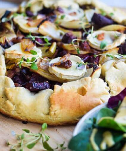 Galette opskrift med gedeost